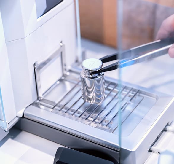 Calibration equipment in a lab setting.